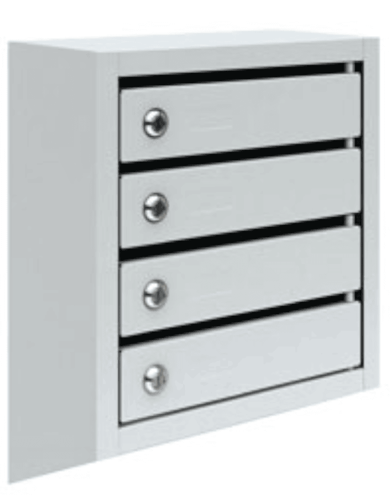 Ящик почтовый ПМ-4 с задней стенкой Ящик почтовый ПМ-4 с задней стенкой