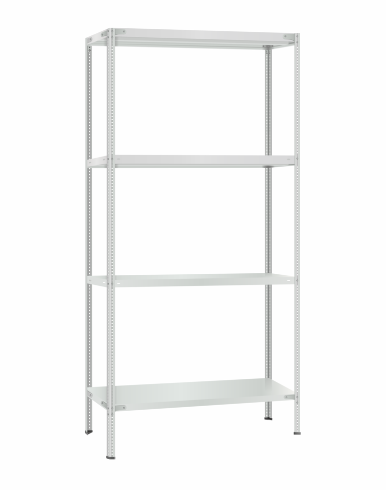 Стеллаж металлический Титан МС-500 2400х1000х500 4 полки Стеллаж металлический Титан МС-500 2400х1000х500 4 полки