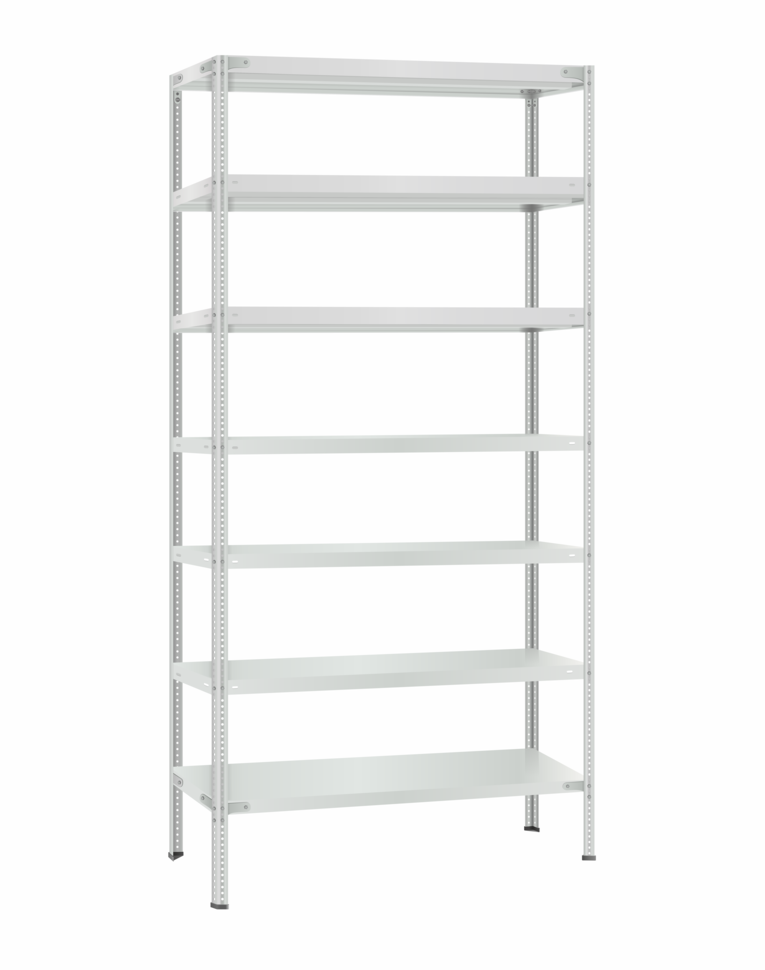 Стеллаж металлический Титан МС-500 2400х1000х500 7 полок Стеллаж металлический Титан МС-500 2400х1000х500 7 полок
