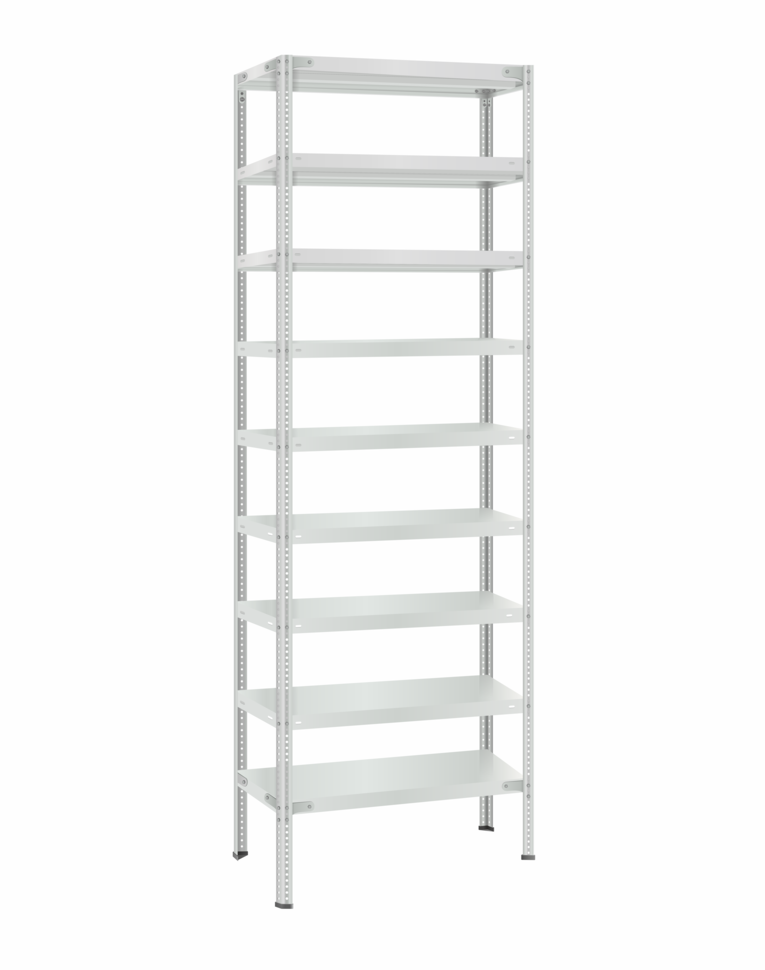 Стеллаж металлический Титан МС-500 3000х700х600 9 полок Стеллаж металлический Титан МС-500 3000х700х600 9 полок