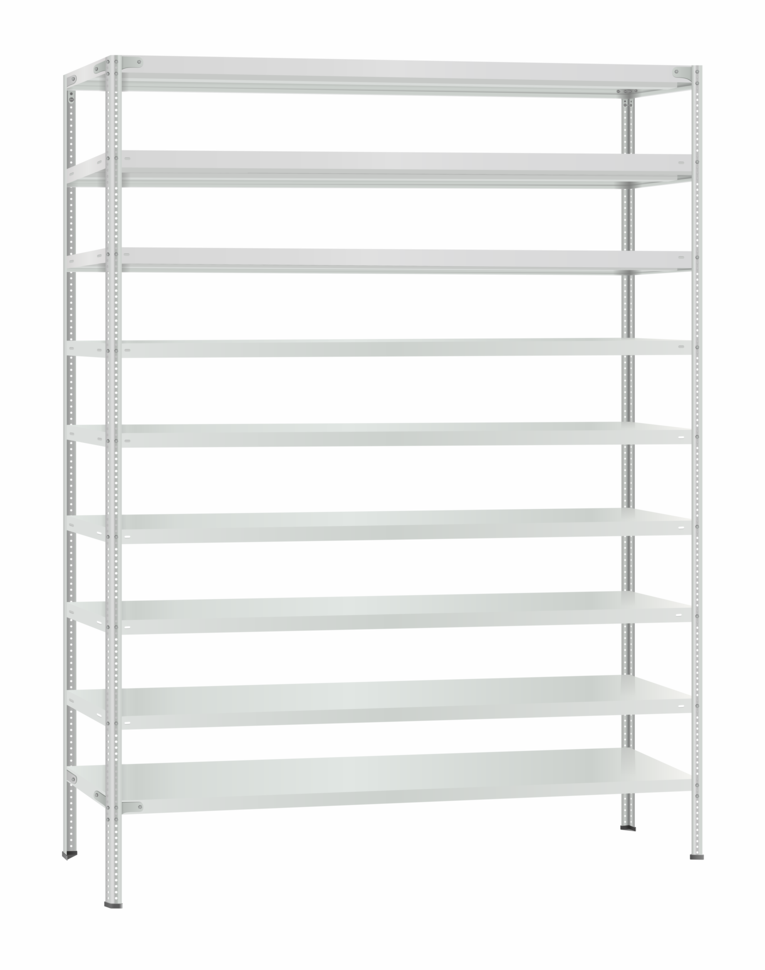 Стеллаж металлический Титан МС-500 2300х1500х500 9 полок Стеллаж металлический Титан МС-500 2300х1500х500 9 полок