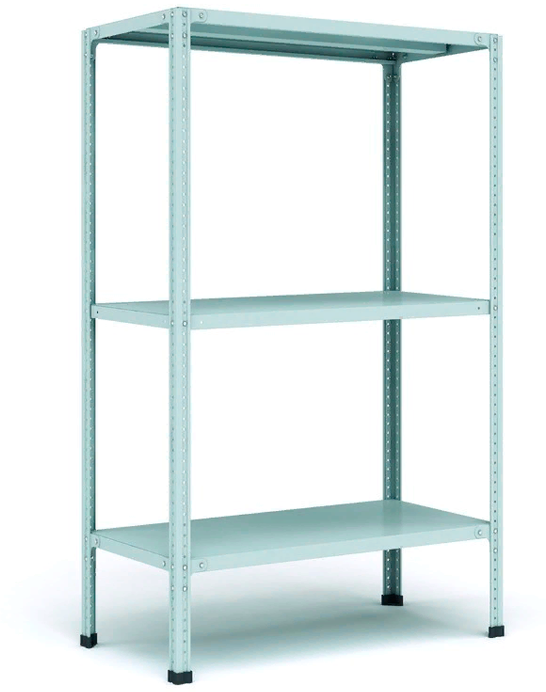 Стеллаж металлический Титан МС-750 2500x700x500 3 полки Стеллаж металлический Титан МС-750 2500x700x500 3 полки