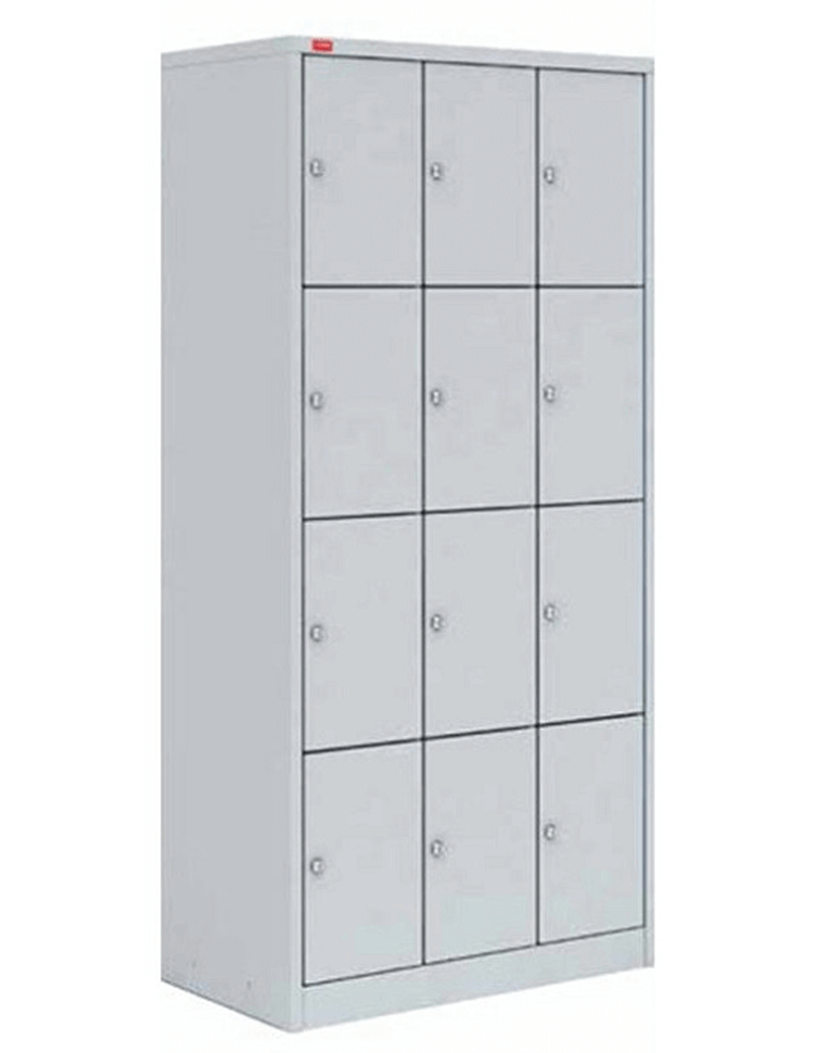 Трехсекционный металлический шкаф для сумок ШРМ-312 Трехсекционный металлический шкаф для сумок ШРМ-312