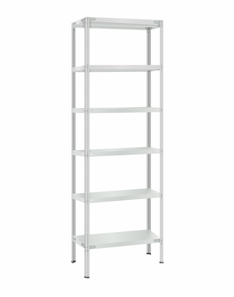 Стеллаж металлический Титан МС-500 2400х700х500 6 полок Стеллаж металлический Титан МС-500 2400х700х500 6 полок